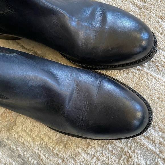 Liebeskind Black Leather Ankle Boots Chelsea Boots Booties: 37 - Picture 13 of 16
